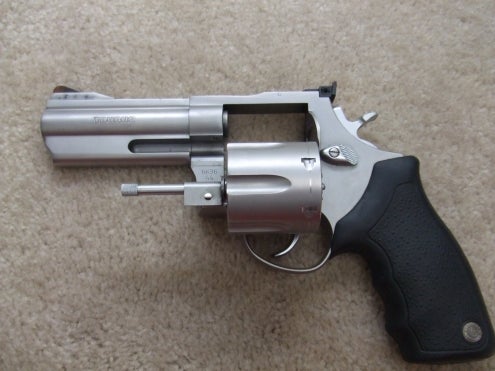 taurus 44 magnum revolver. Taurus revolver, stainless