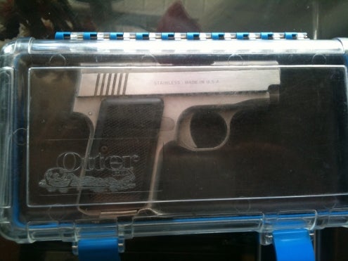 Pistols AMT Backup .380 Auto 9mm KURZ W/OtterBox WaterproofCASE