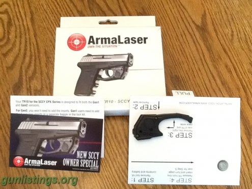 Accessories ArmaLaser TR10 For SCCY - Touch-Activated