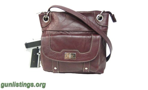 Accessories Carry All Leather Pistol Purse
