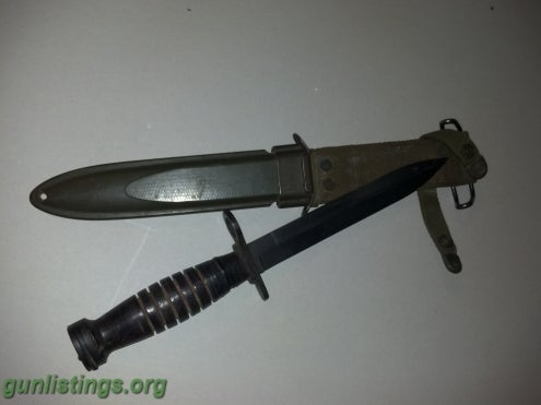 Accessories M4 Bayonet And Us M8a1 Scabbard
