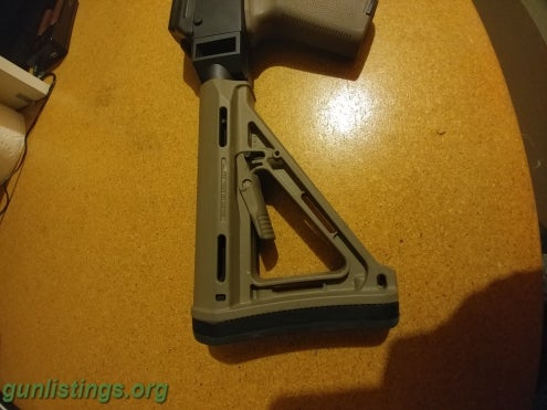 Accessories Magpul MOE Buttstock W/ Polymer Ak Buffer Tube Adapter