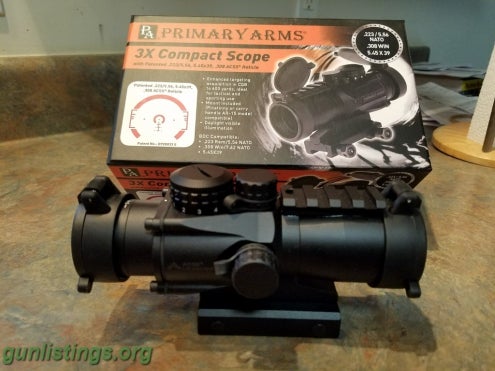 Accessories Primary Arms 5.56/308 3x Scope