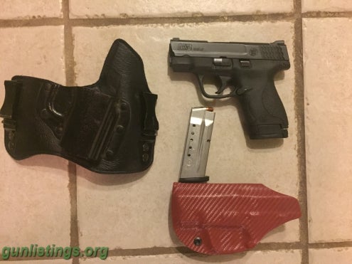 Pistols Smith And Wesson M&p Shield 9mm W/ Extras