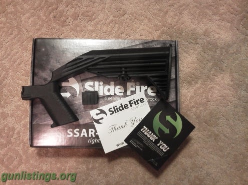 Accessories SSAR-15 Slidefire Right Hand