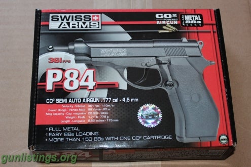 Accessories Swiss Arms P84 .177 Co2 Pistol