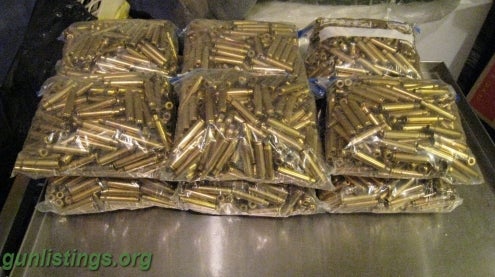 Ammo .223,9mm, 40SW, 45ACP Brass For Sale