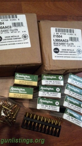 Ammo .300 AAC Blackout (630 Rounds)