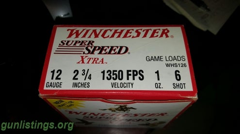 Ammo 225 Rounds 12G 6 Shot / Lead