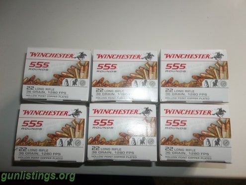 Ammo 22 Long Rifle Winchester