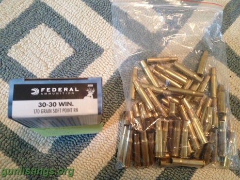 Ammo 30-30 Once Fired Brass