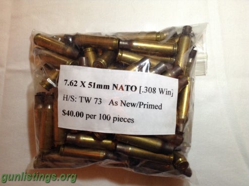 Ammo 7.62 X 51 NATO (308 Winchester)