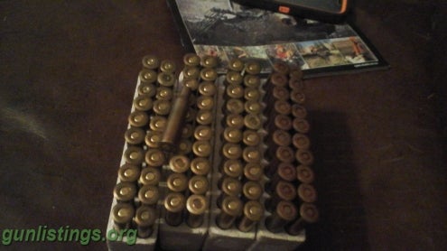 Ammo 74 Rounds 7.62 X 54 Ammo  Moisen Nagant