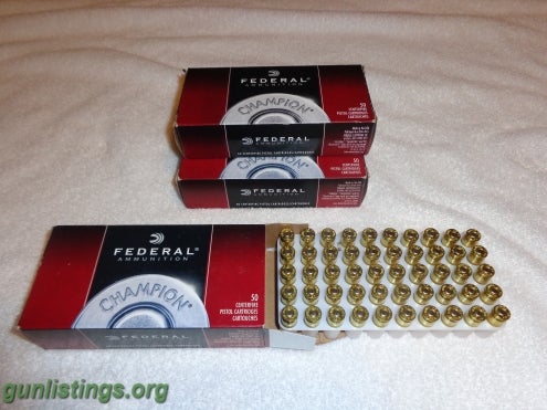Ammo 9mm Federal Ammo--3 Boxes