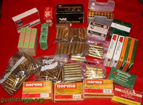 Ammo For Sale Or Trade New Brass, Bullets, Ammo & Used Guns
