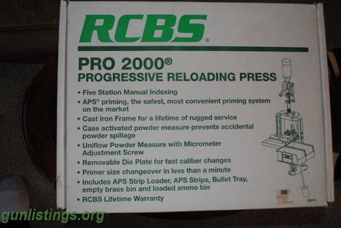 Ammo RCBS Pro 2000 Progressive Reloading Press