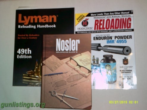 Ammo Reloading Manuals