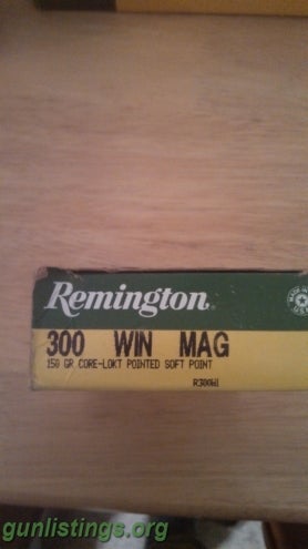 Ammo Remington 300win Mag Ammo