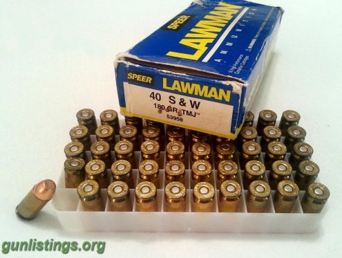 Ammo Speer 'Lawman' .40 Cal.