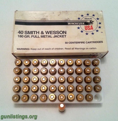 Ammo Winchester .40 Cal