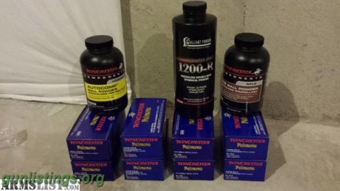 Ammo Winchester Primers And Powder