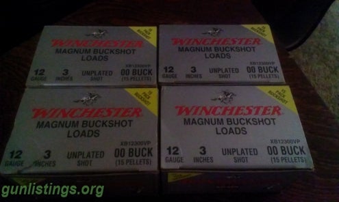 Ammo Winchester Super X Magnum 12g Oo Buckshot