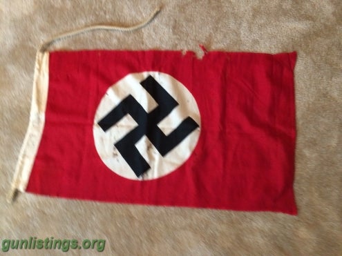 Collectibles Authentic Nazi Flag, 39X19 , Great Display Size