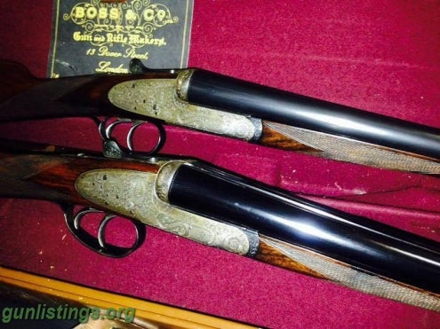 Collectibles Boss & Co Round Bodys 12 Bore/gauge Side By Side Read M