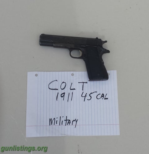 Collectibles COLT 45 CALIBER WWII PISTOL MODEL 1911