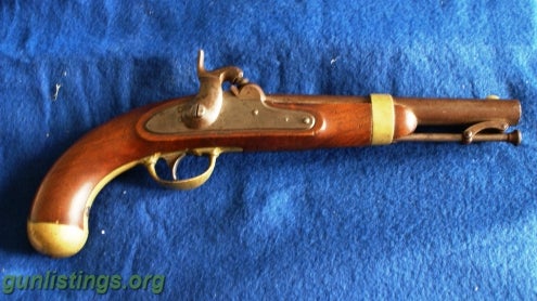 Collectibles H Aston 1842 Percussion Pistol