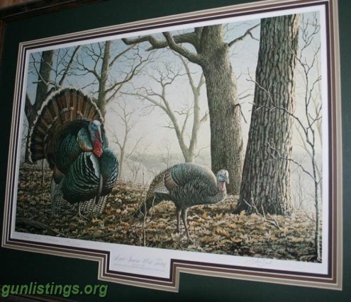 Collectibles Larry Zach April Sunrise - Wild Turkey Print