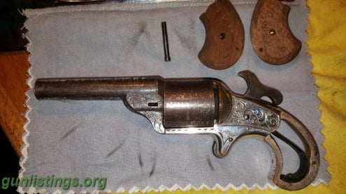 Collectibles Moores Front Load .32 Teat-fire Revolver