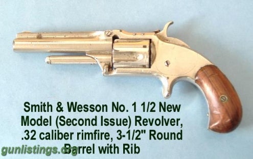 Collectibles S&W Model No. 1 1/2, Second Issue
