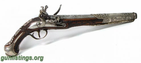 Collectibles Turkish Flintlock Ottoman Pistol