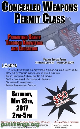 Events Concealed Carry Class