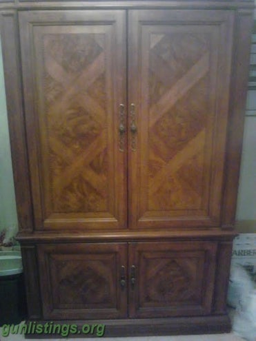 Misc Hardwood T.V. Armoire Cabinet