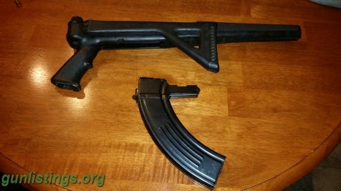 Misc SKS Side Folding Stock And 30rd Mag