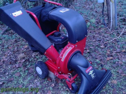 Misc Troy Built/Chipper Plus Vac/self Propelded,8hp