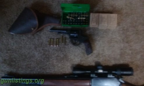 Pistols 1895 Nagant 7.62 Revolver W/200 Rds Of Ammo