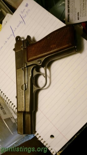 Pistols 1961 Browning High Power 9mm (refurbished Internals)