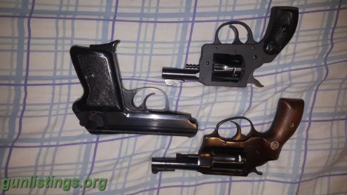 Pistols 2 Revolvers & 1 Semi Auto