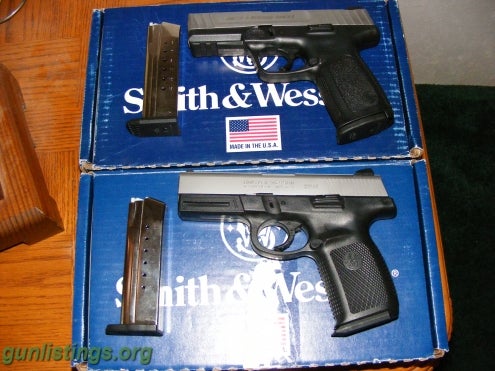 Pistols (2) S&W 9mm Pistols
