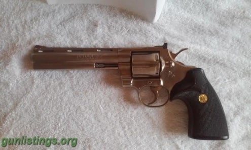 Pistols 357 Colt Python 6in