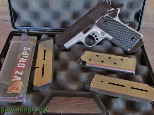 Pistols Kimber Stainless Ultra Carry 1911, 45acp Custom PO