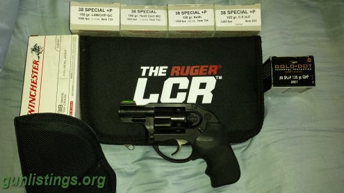 Pistols Ruger LCR .38 Special