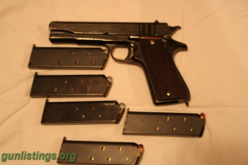 Pistols Argentina Model 1911 45acp