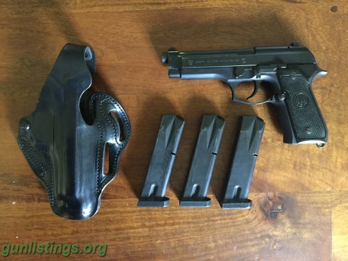 Pistols Beretta 96D Police Special With 3 Mags And Holster