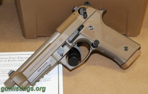 Pistols Beretta M9A3 9mm 