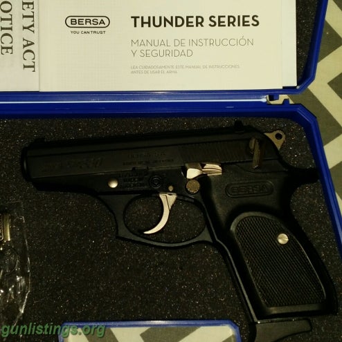 Pistols Bersa Thunder 380 SOLD!