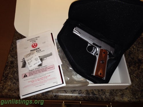 Pistols Brand New Ruger Compact Sr 1911 Bought Yesterday